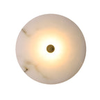 Alabaster LED Wall Light Round