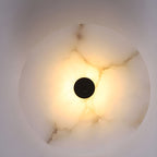 Alabaster LED Wall Light Round