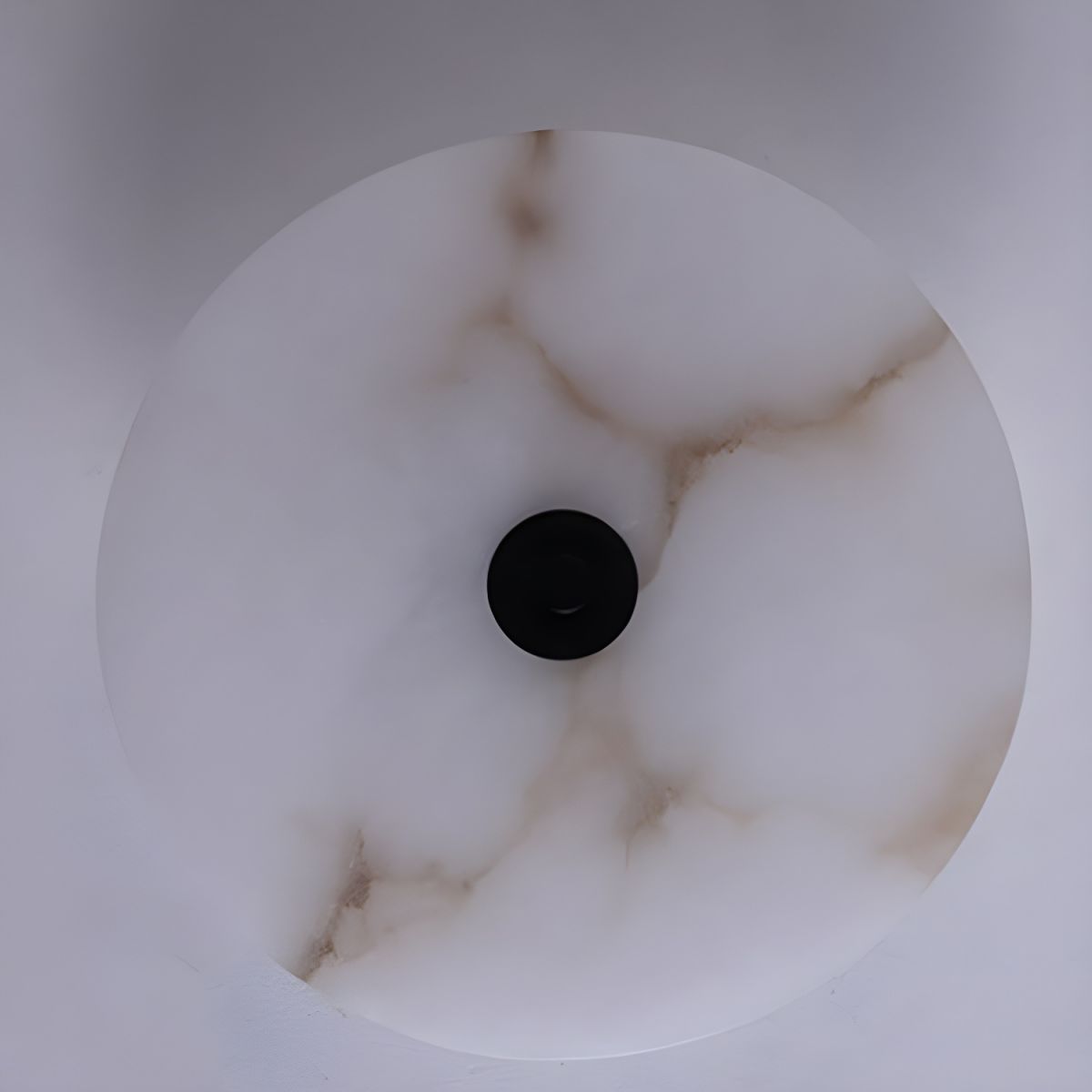 Alabaster LED Wall Light Round