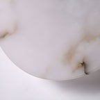 Alabaster LED Wall Light Round