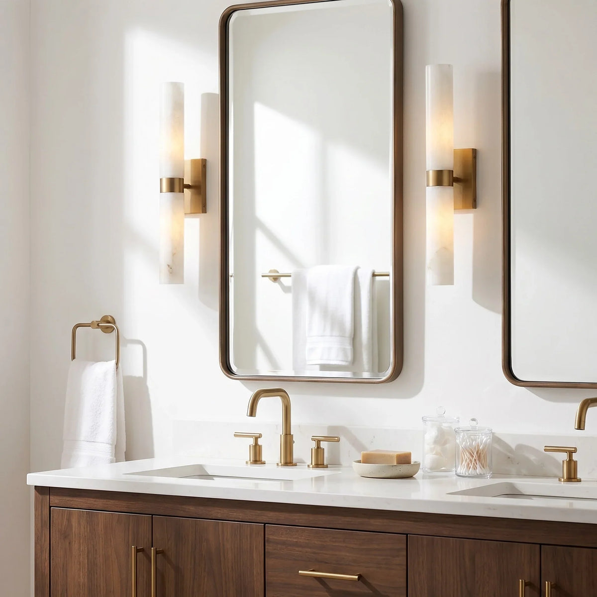 Alabaster Tube Wall Sconce LED