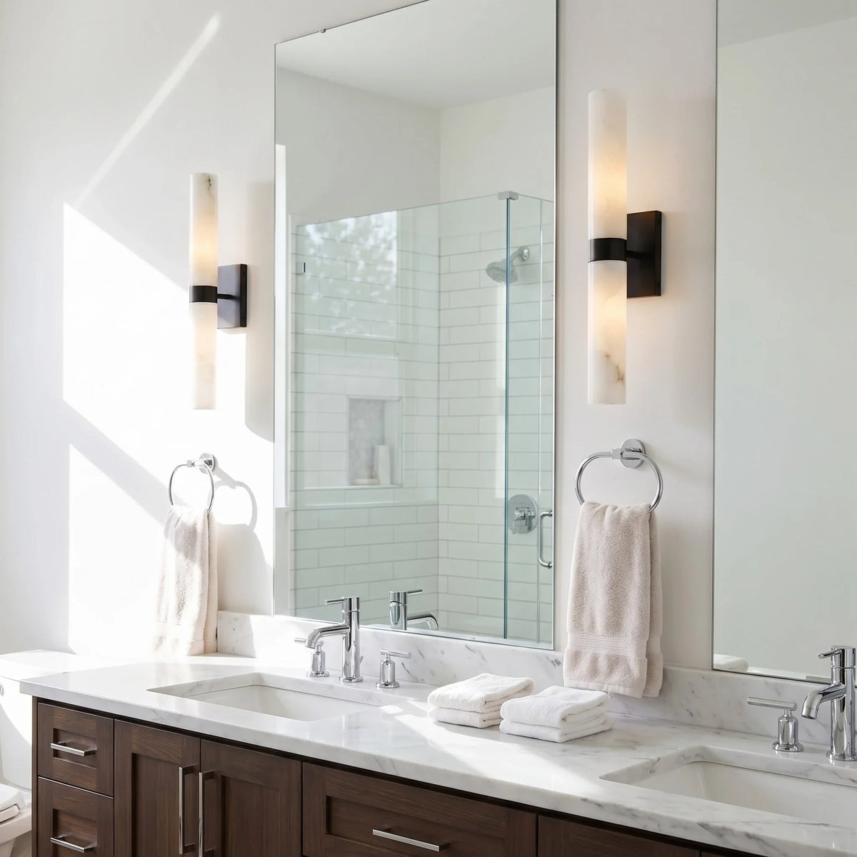 Alabaster Tube Wall Sconce LED
