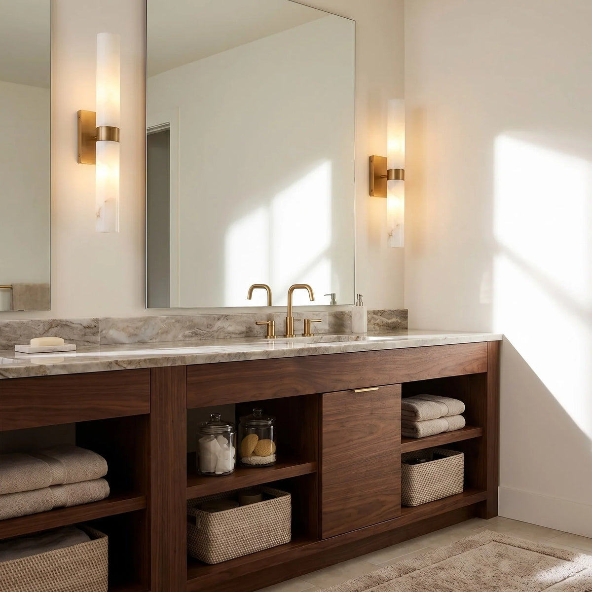 Alabaster Tube Wall Sconce LED