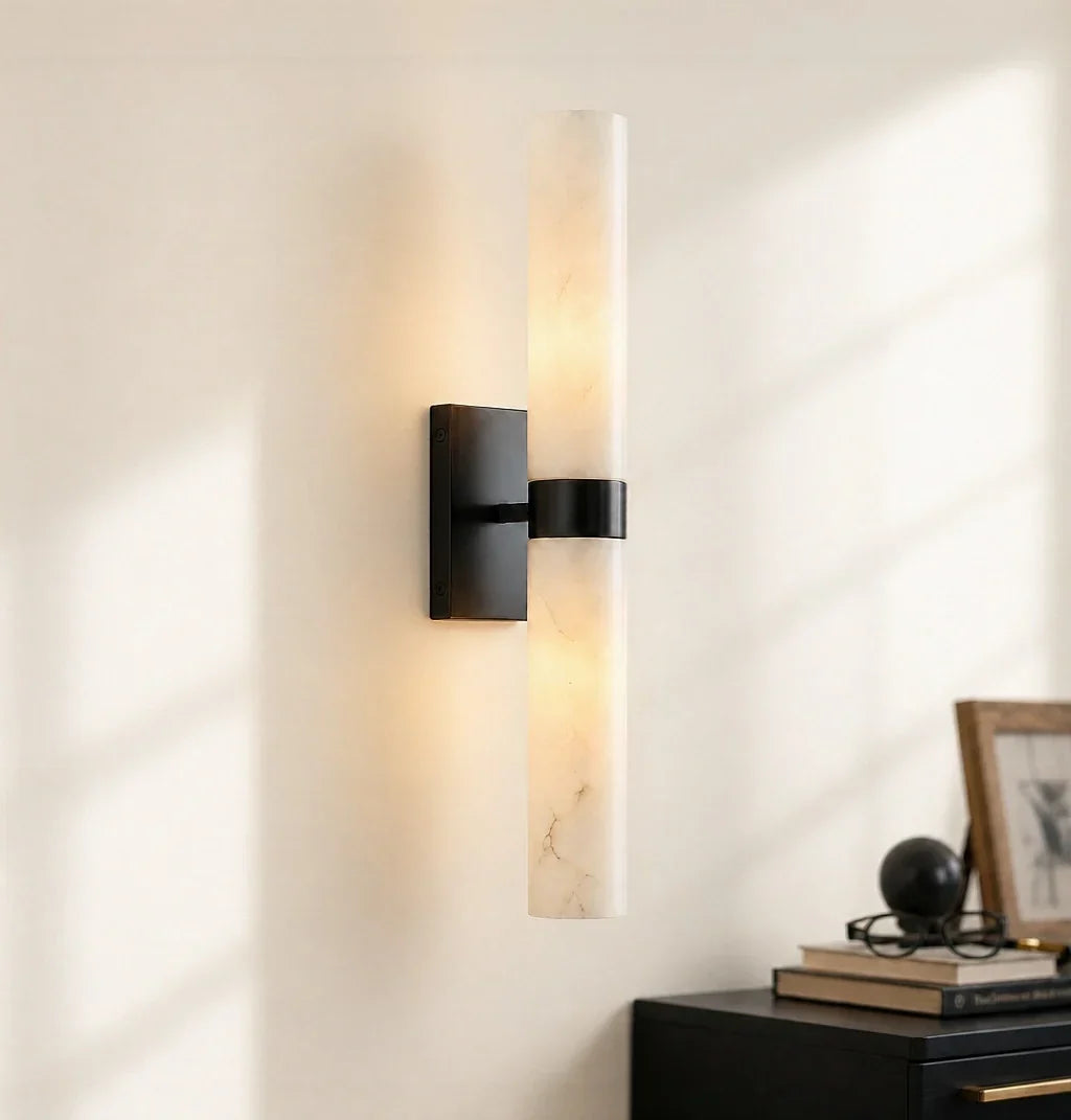 Alabaster Tube Wall Sconce LED