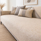 Alva | Textured Weave Anti-Slip Sofa Cover