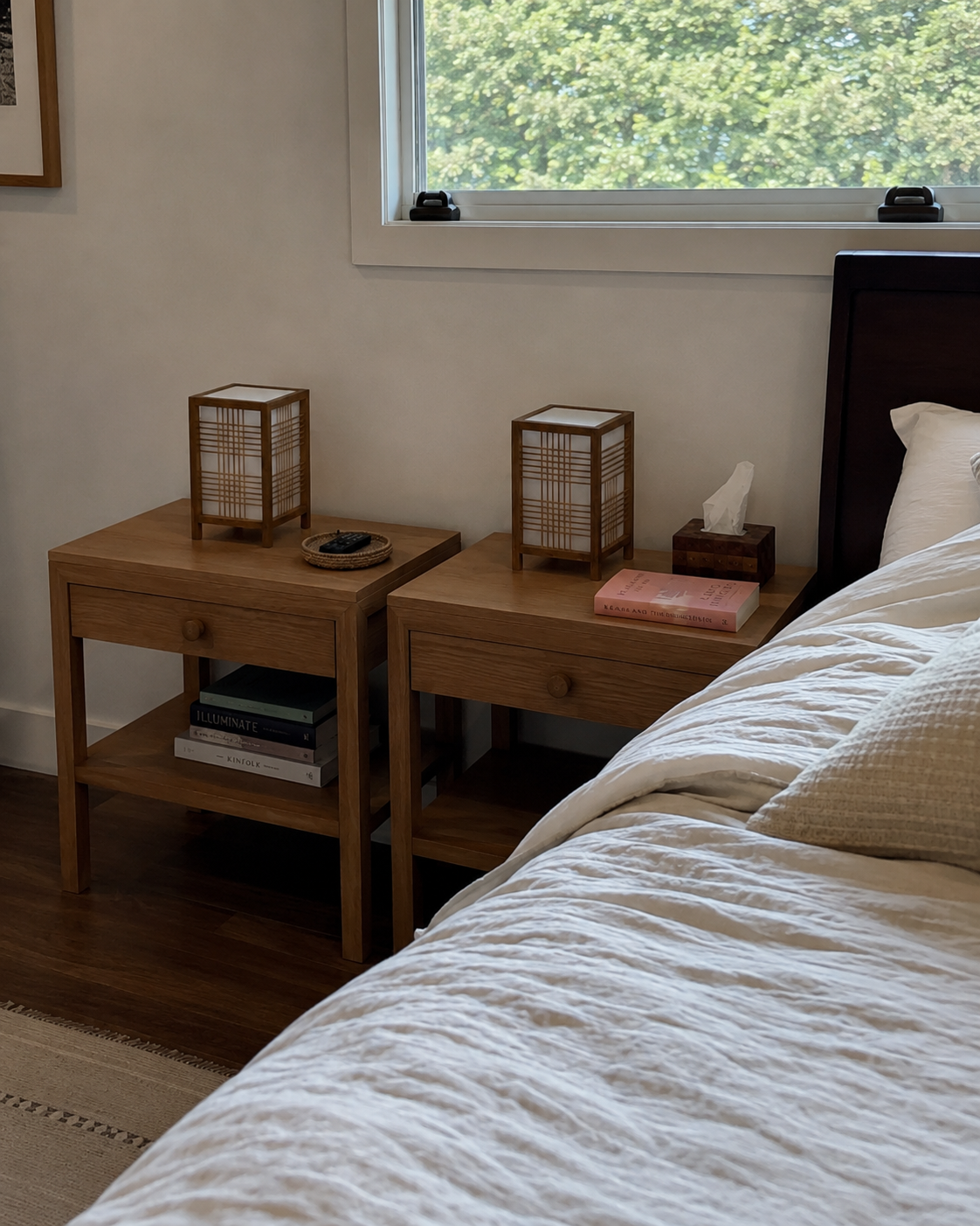 Bamboo Table Lamp Lattice
