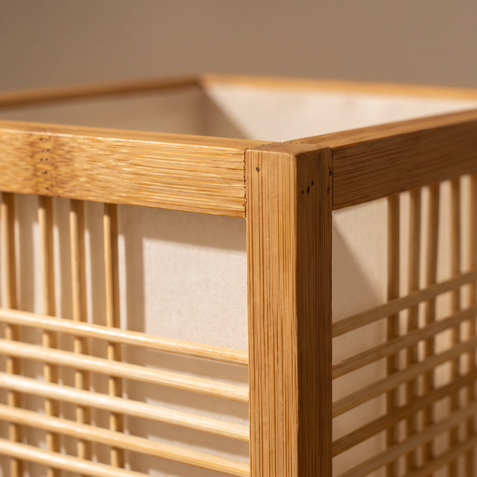 Bamboo Table Lamp Lattice