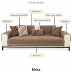 Birka | Waterproof Chenille Anti-Slip Sofa Cover