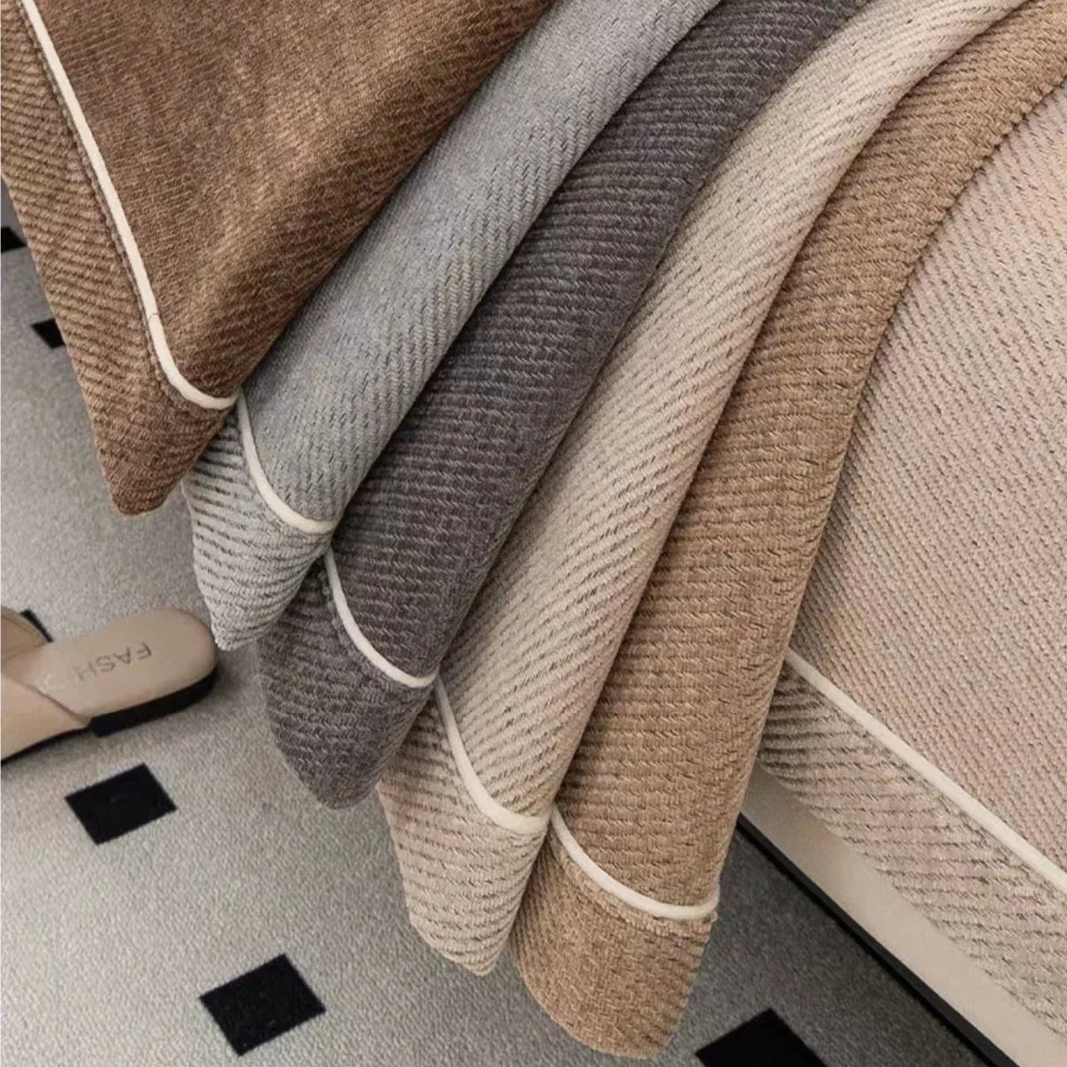 Birka | Waterproof Chenille Anti-Slip Sofa Cover