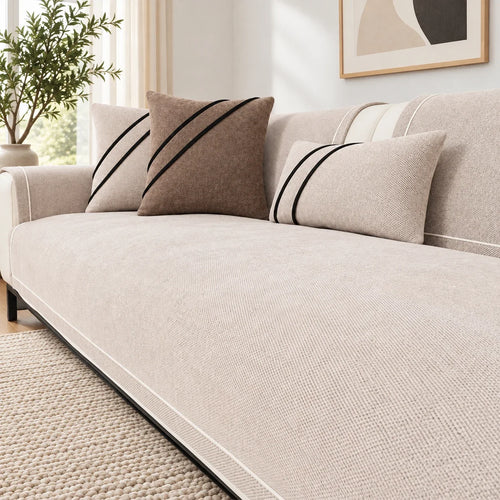 Birka | Waterproof Chenille Anti-Slip Sofa Cover