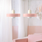 Colored Glass Pendant Light 2-Light Linear