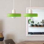 Colored Glass Pendant Light 2-Light Linear