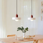 Colored Glass Pendant Light Retro