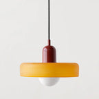 Colored Glass Pendant Light Retro