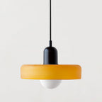 Colored Glass Pendant Light Retro
