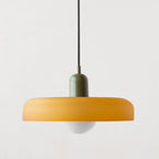 Colored Glass Pendant Light Retro