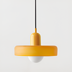 Colored Glass Pendant Light Retro