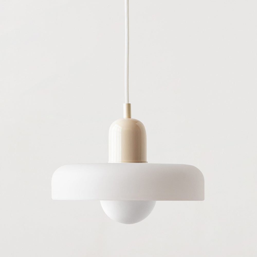 Colored Glass Pendant Light Retro