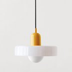 Colored Glass Pendant Light Retro