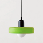 Colored Glass Pendant Light Retro