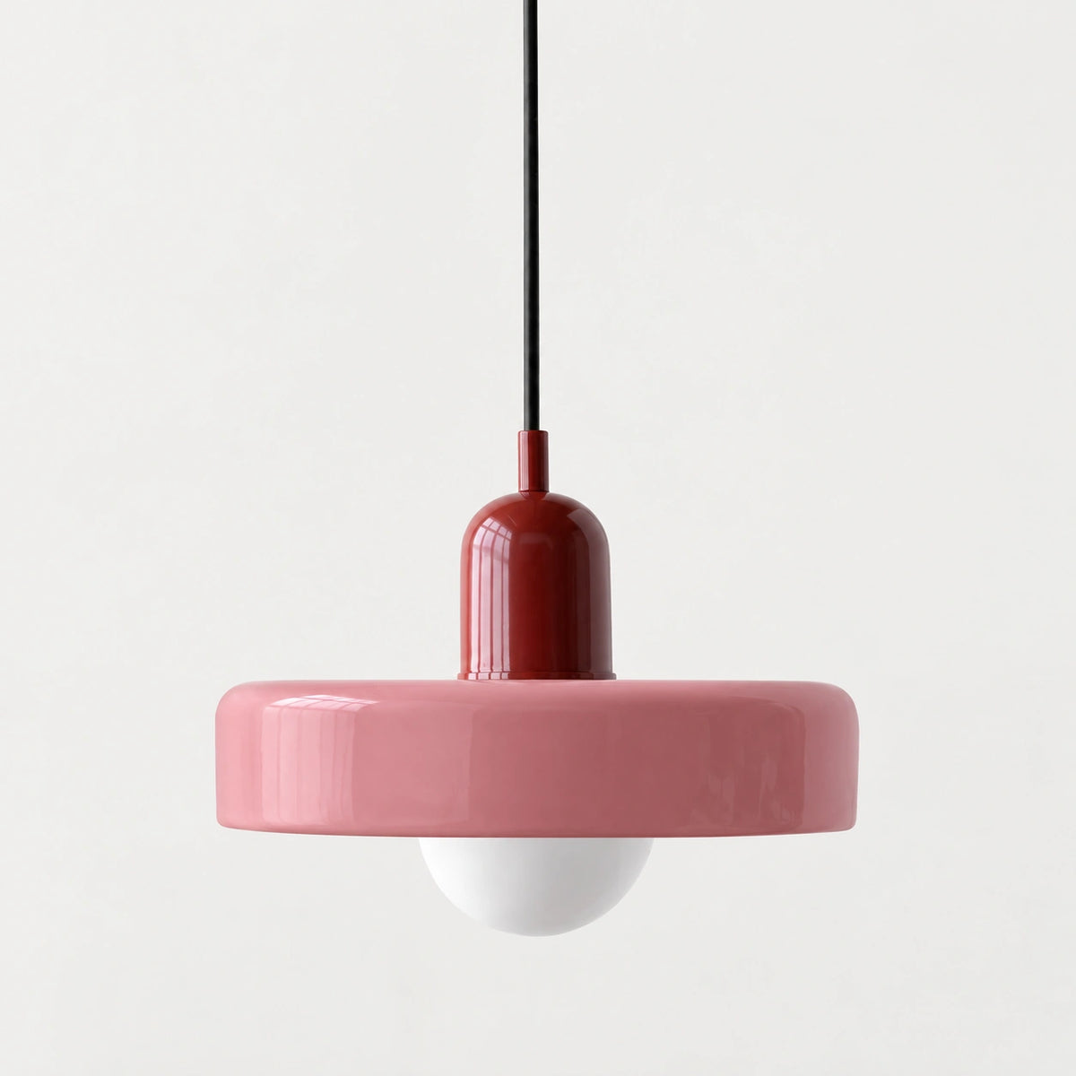 Colored Glass Pendant Light Retro