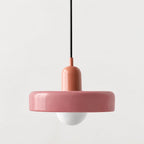 Colored Glass Pendant Light Retro