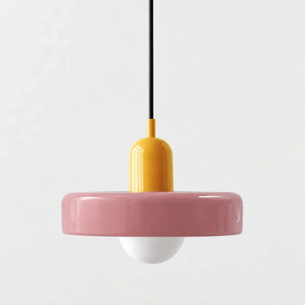 Colored Glass Pendant Light Retro