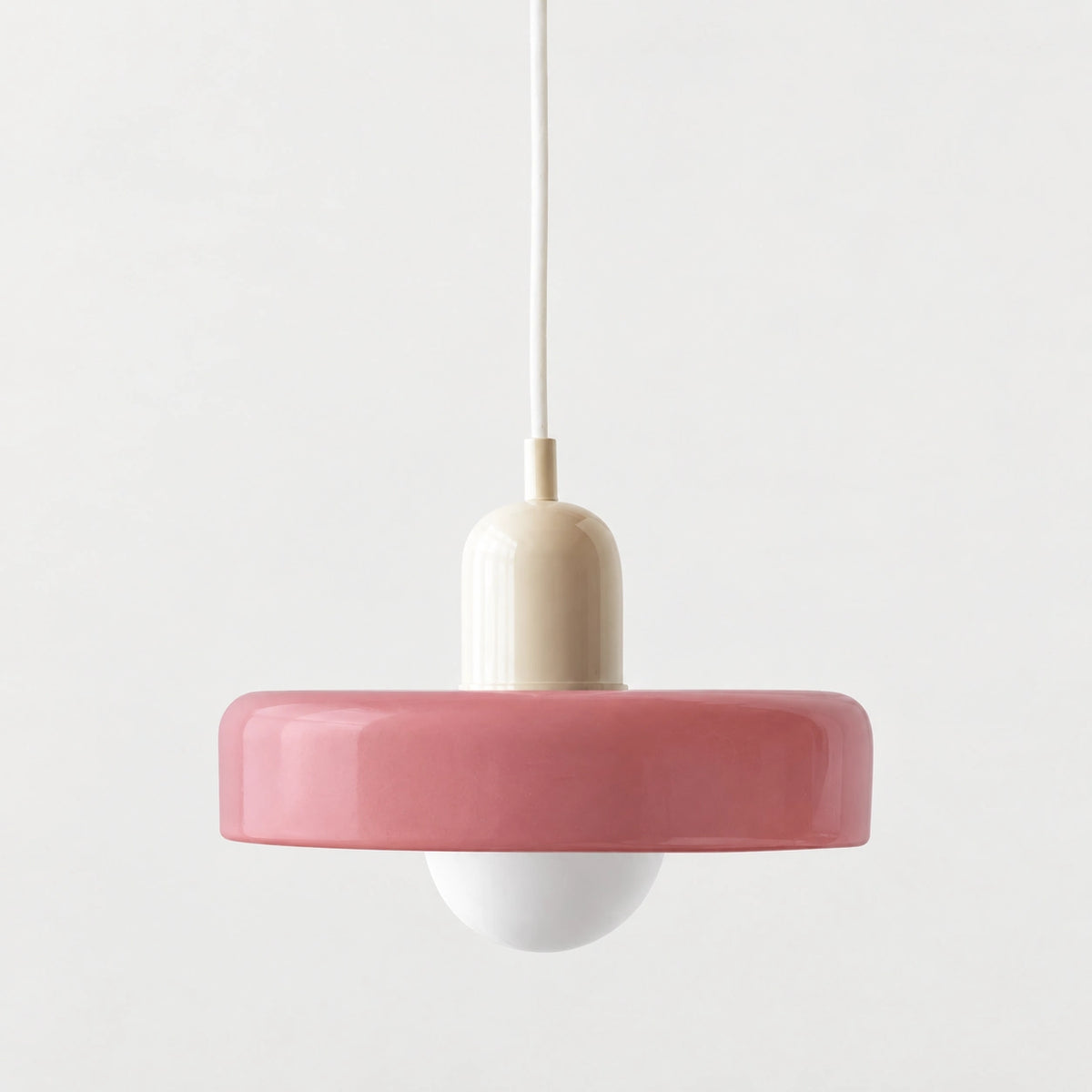 Colored Glass Pendant Light Retro