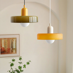 Colored Glass Pendant Light Retro