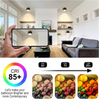 Compact Round LED Surface Mount Ceiling Light