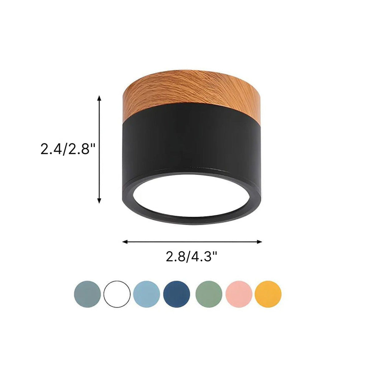 Compact Round LED Surface Mount Ceiling Light