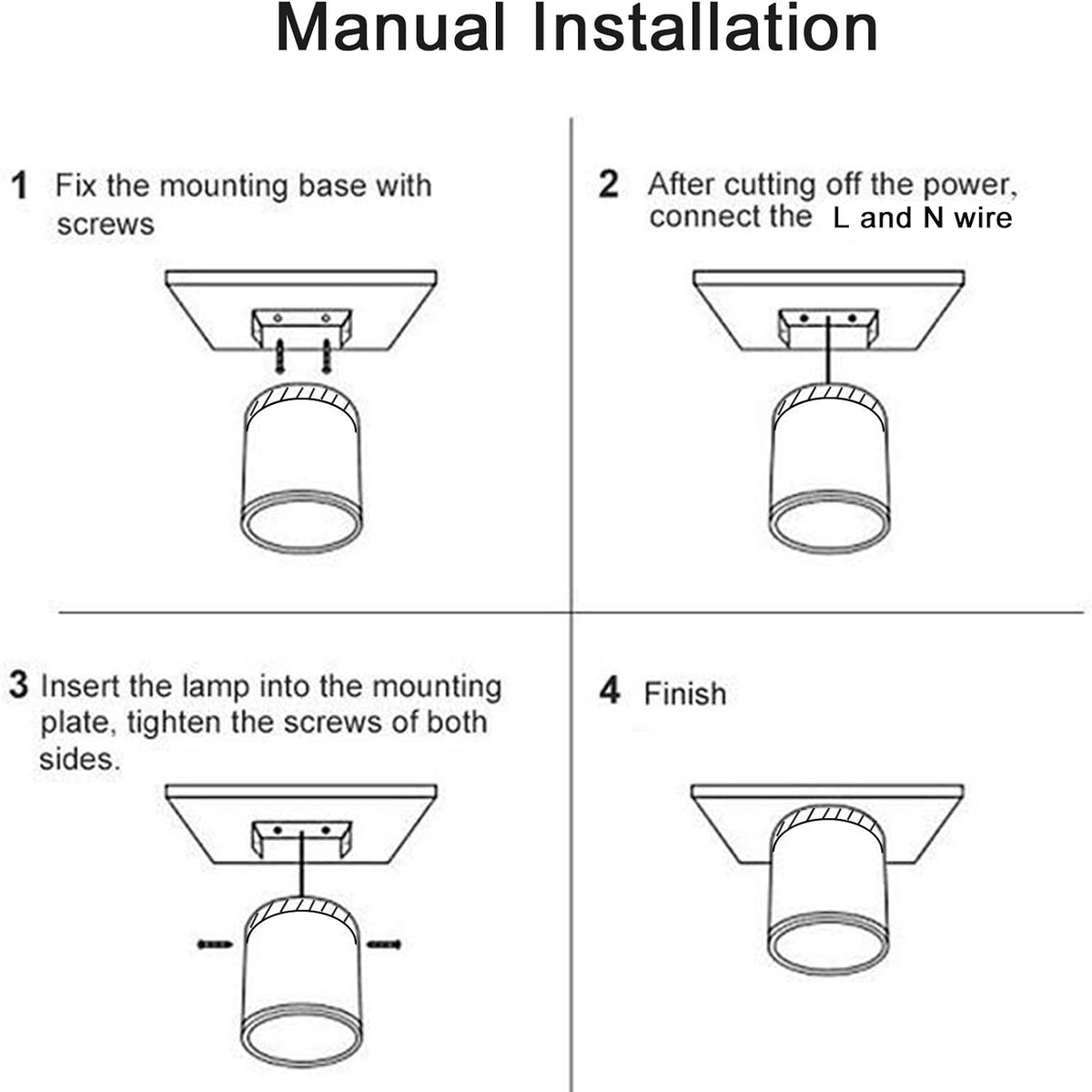 Compact Round LED Surface Mount Ceiling Light