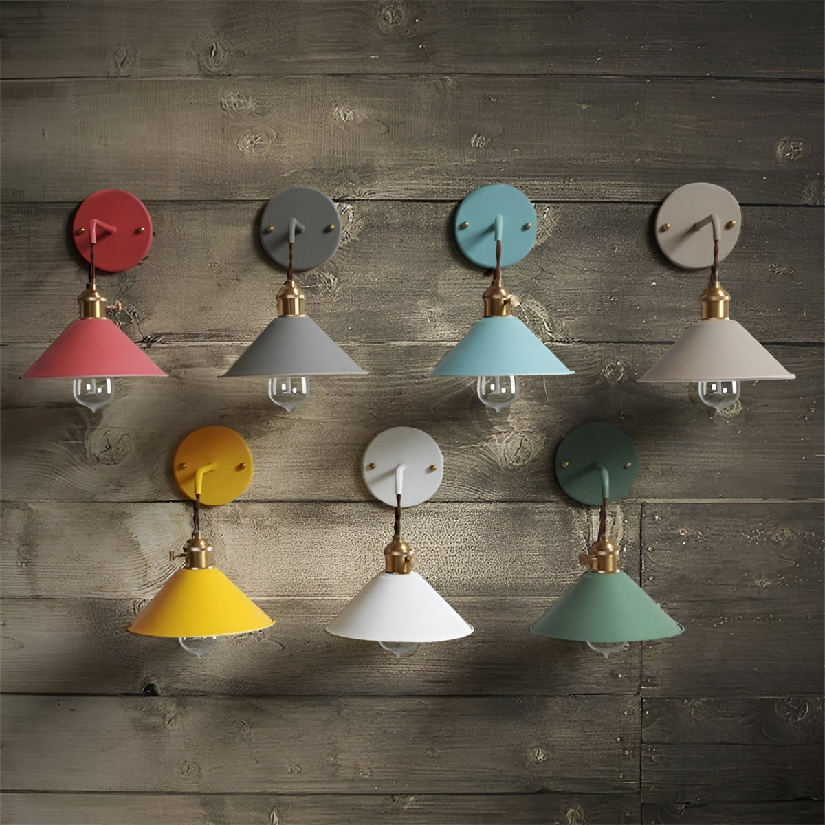 Cone Shade Metal Wall Sconce
