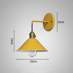 Cone Shade Metal Wall Sconce