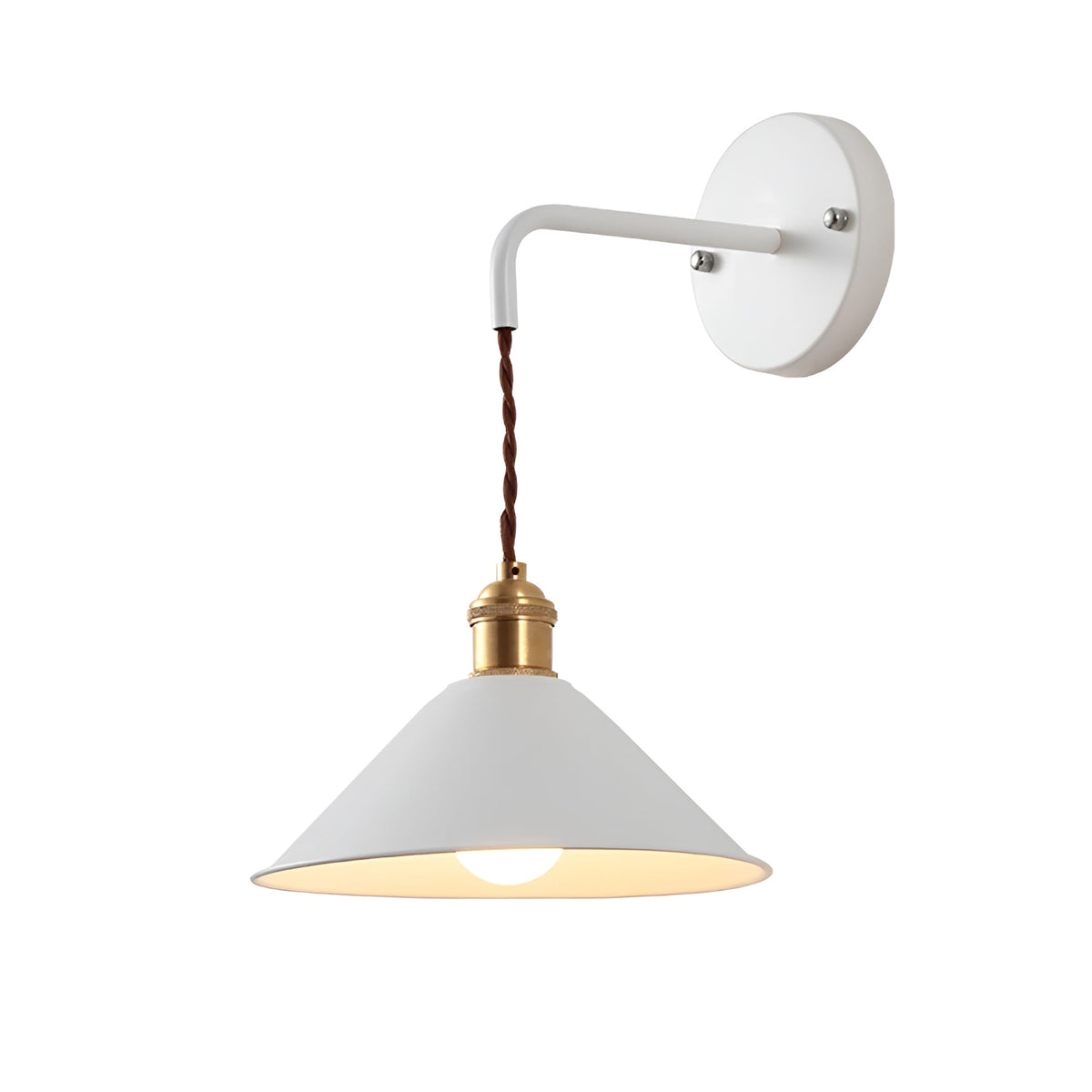 Cone Shade Metal Wall Sconce