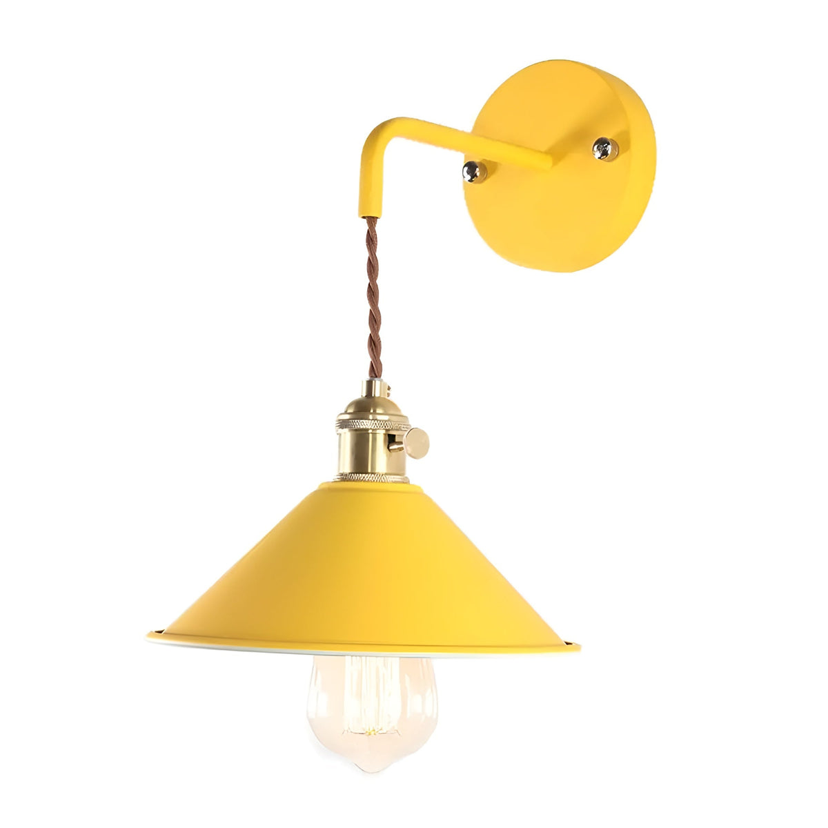 Cone Shade Metal Wall Sconce