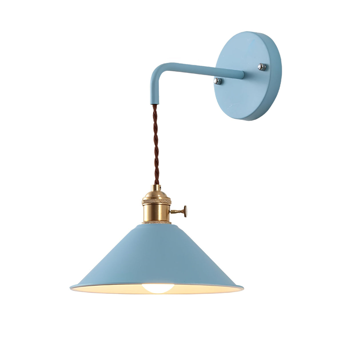 Cone Shade Metal Wall Sconce