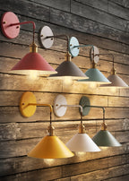 Cone Shade Metal Wall Sconce