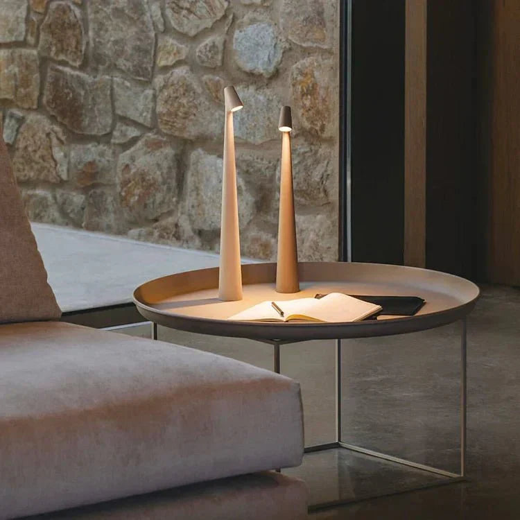 Cordless Rechargeable Table Lamp Dimmable Minimalist
