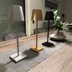 Cordless Touch Table Lamp Rechargeable Dimmable Metal