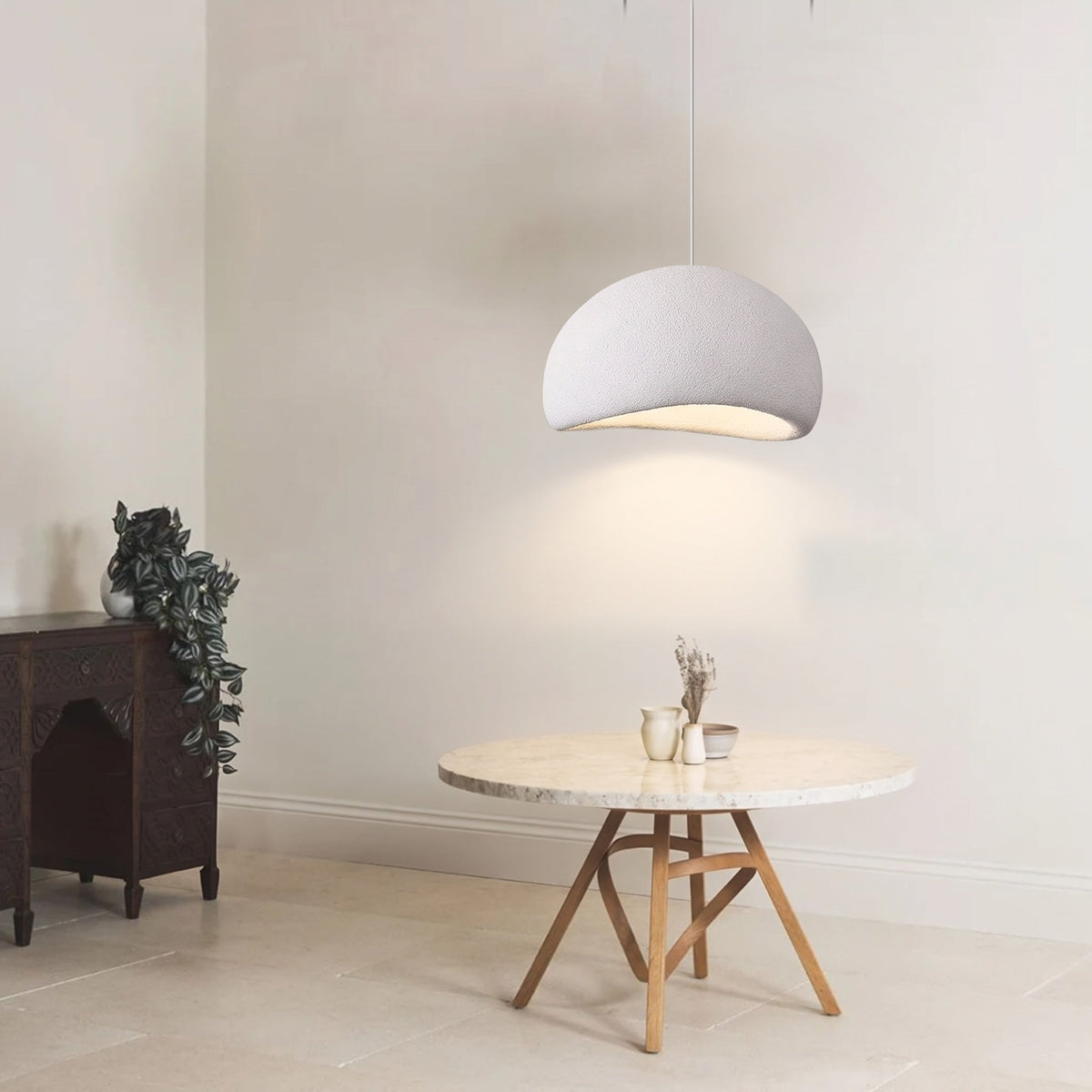 Dome Pendant Light Textured Finish