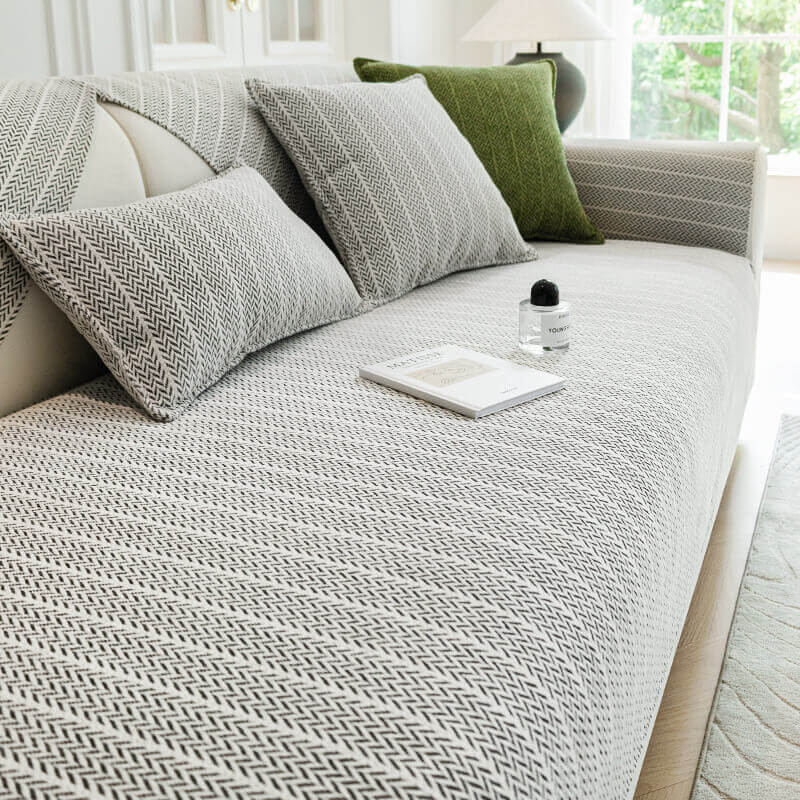 Elna | Chenille Anti-Slip Sofa Cover