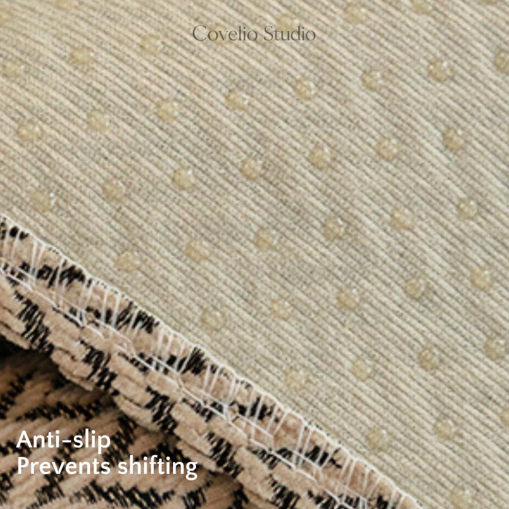 Elna | Chenille Anti-Slip Sofa Cover