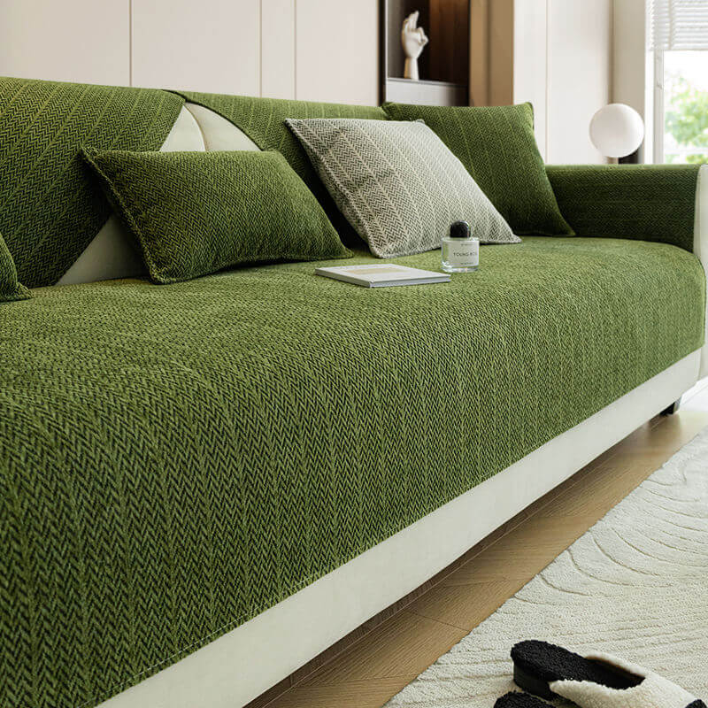 Elna | Chenille Anti-Slip Sofa Cover