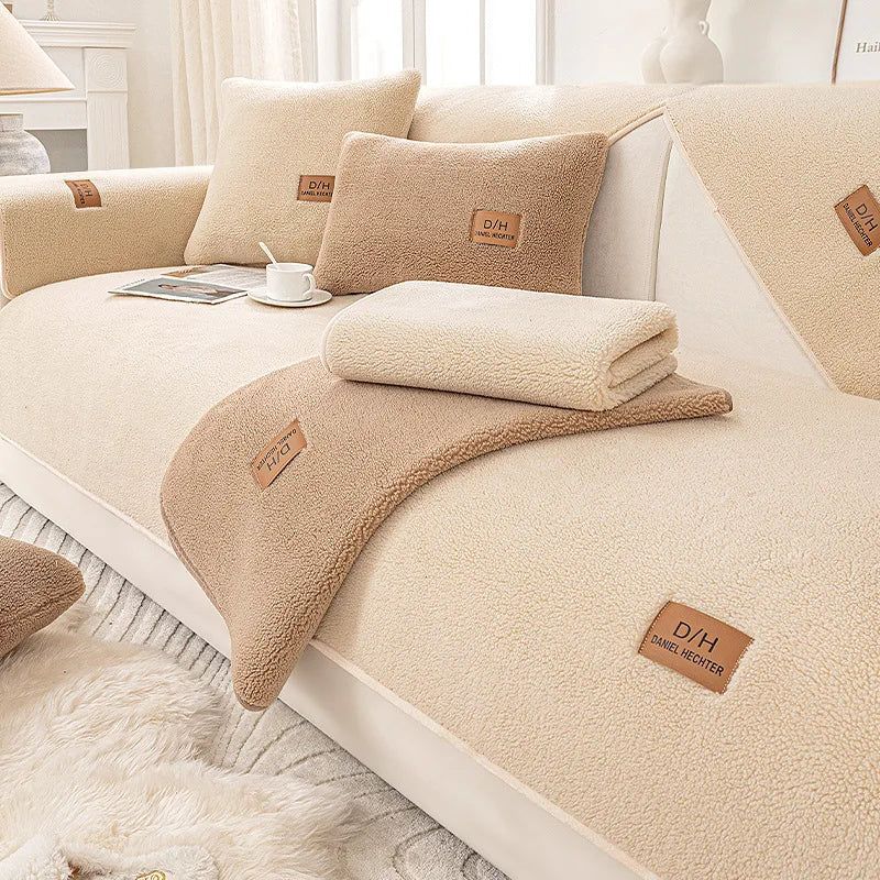 Fjell | Sherpa Fleece Anti-Slip Sofa Cover