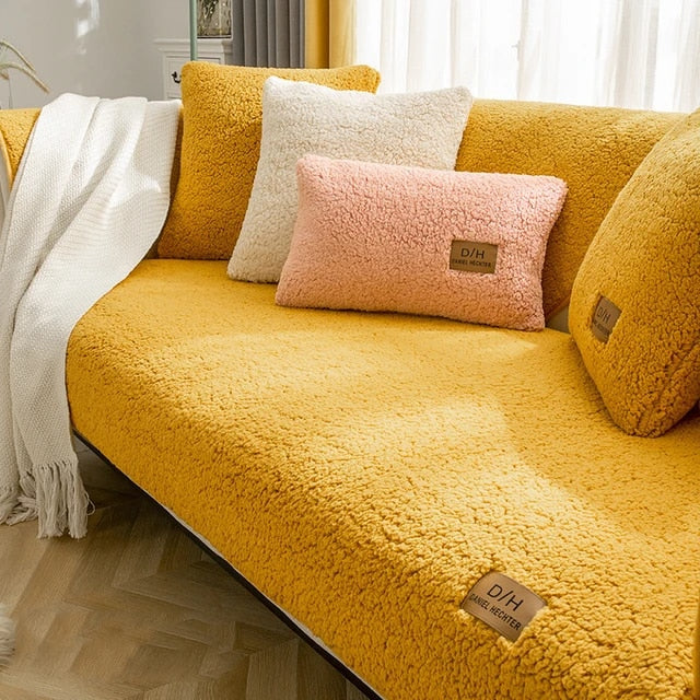 Fjell | Sherpa Fleece Anti-Slip Sofa Cover