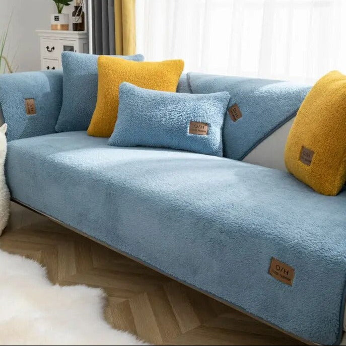 Fjell | Sherpa Fleece Anti-Slip Sofa Cover
