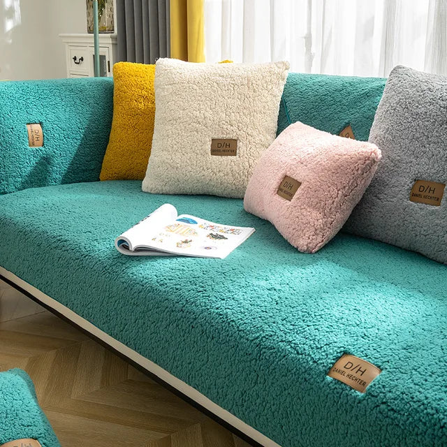Fjell | Sherpa Fleece Anti-Slip Sofa Cover