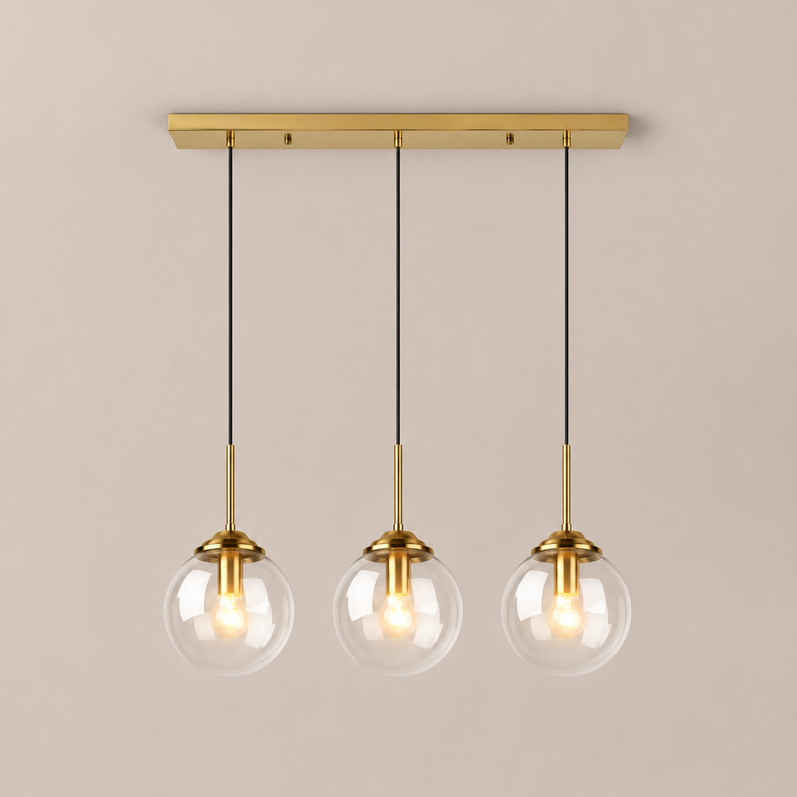 Glass Globe Pendant Light