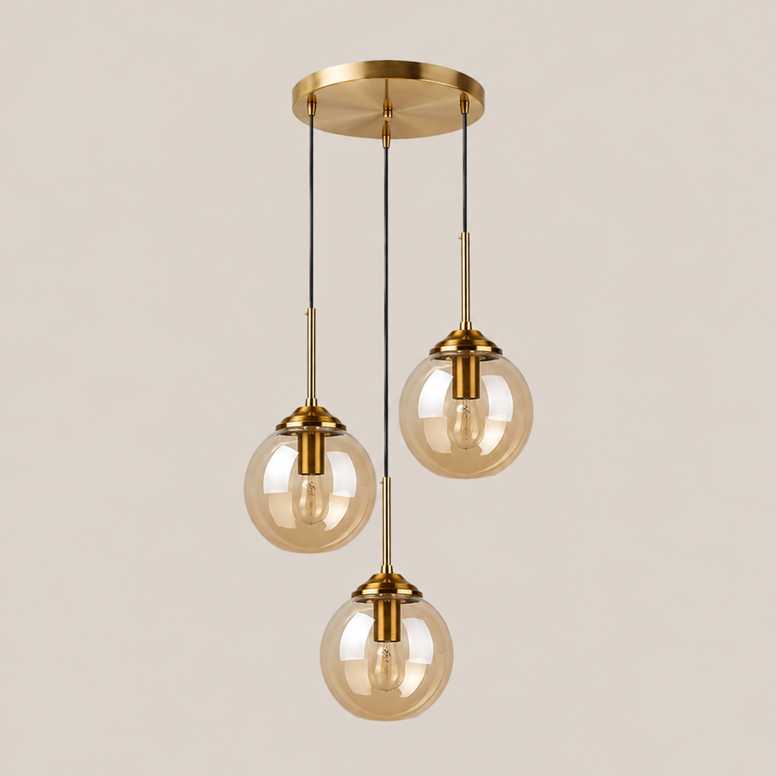 Glass Globe Pendant Light